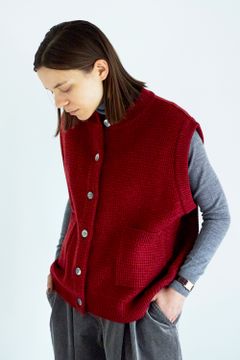 Yukiiro Vest(BURGUNDY)