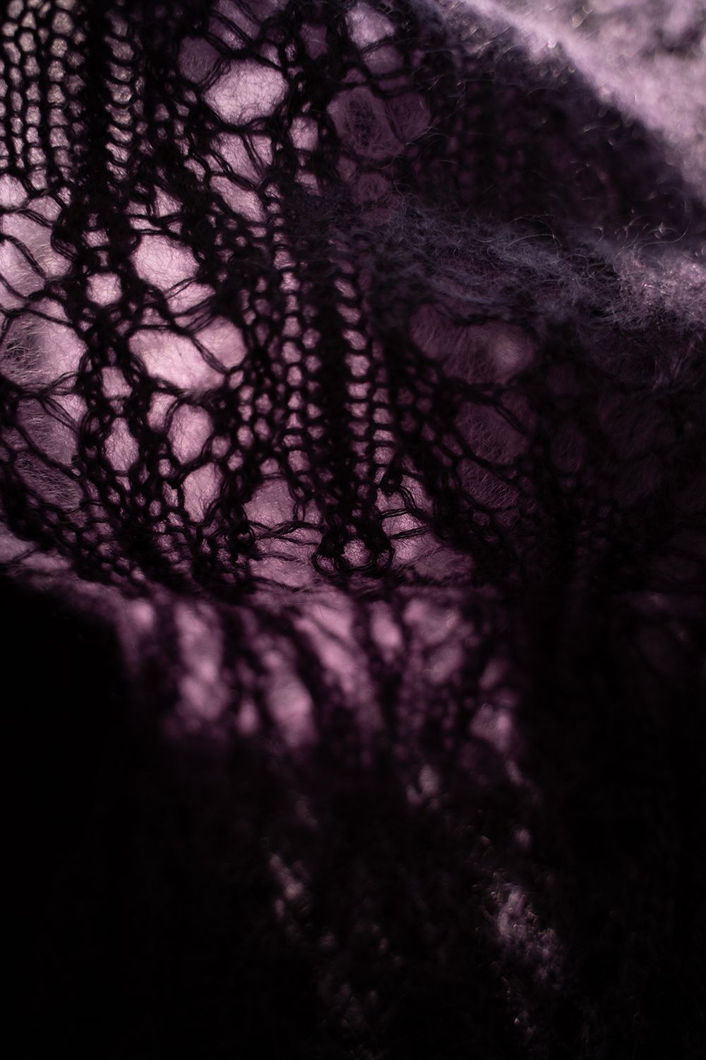 【ラスト1点】【24AW】Melt Cardigan/メルトカーディガン(PURPLE)
