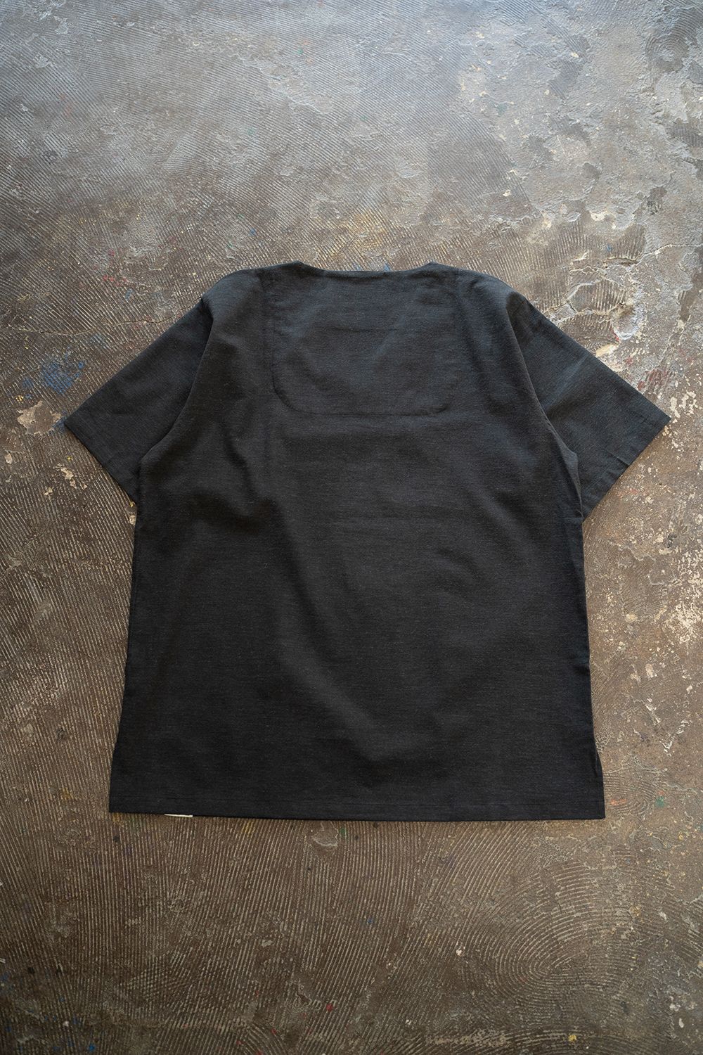【ラスト1点】【24SS】"zen "pajama cotton×wool dobby/パジャマ(セットアップ)【ユニセックス】(BLACK)