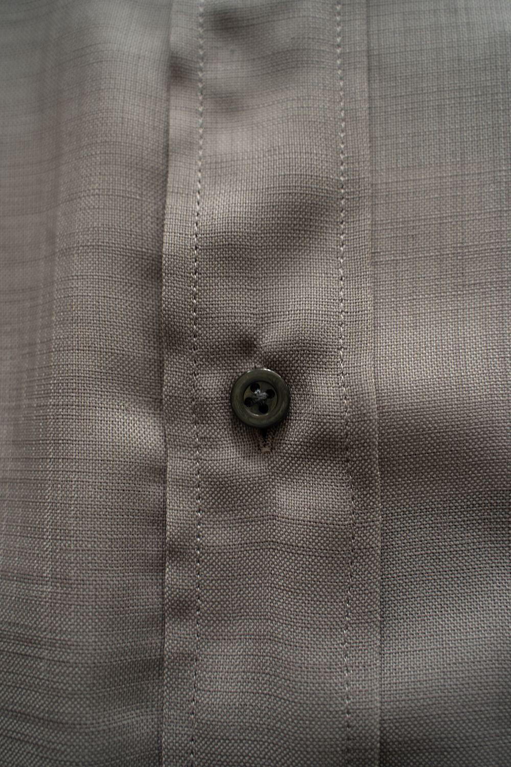 【ラスト1点】【25SS】Sheer Sharkskin SS Shirt/シアーシャークスキンシャツ(GREIGE)