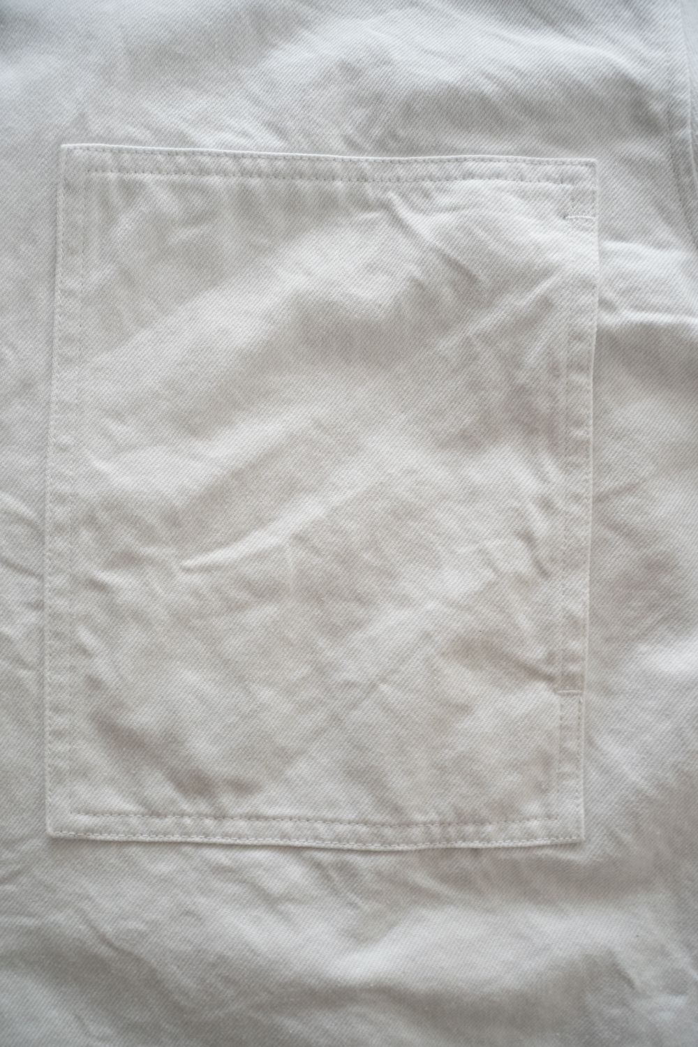 【26SS】11.5ozデニムブルゾン(ASH WHITE)