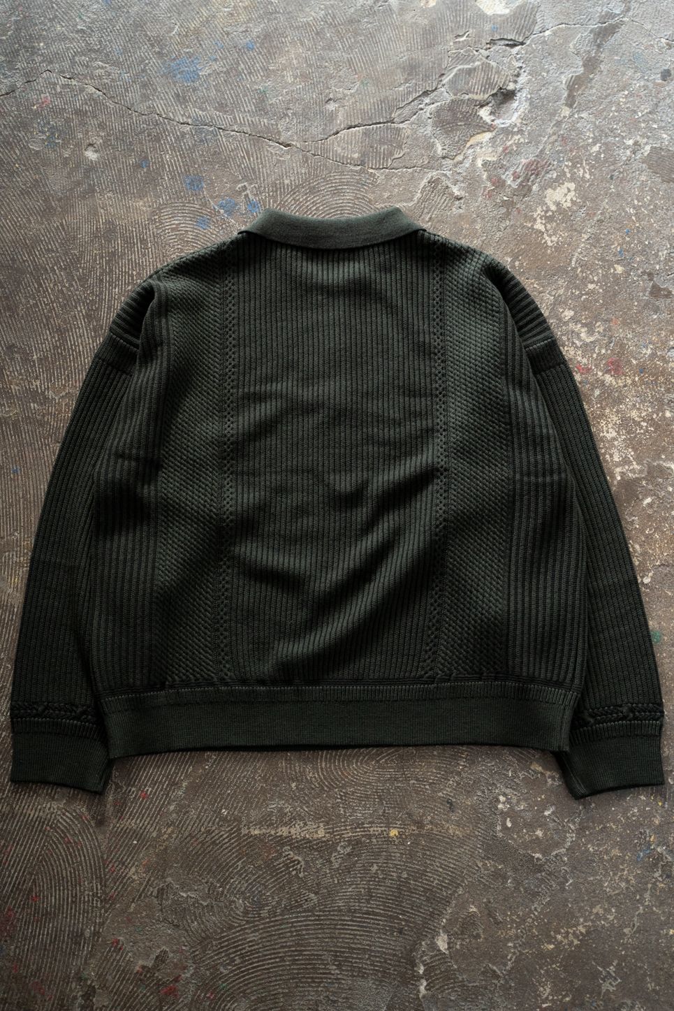 【26AW】Teriha Zip Polo(DARK OLIVE)
