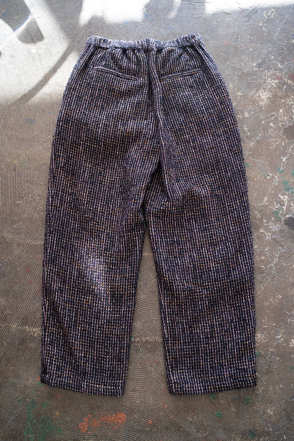 【ラスト1点】【24AW】Loop Tweed Tapered Pants/ループツイードテーパードパンツ(PURPLE)
