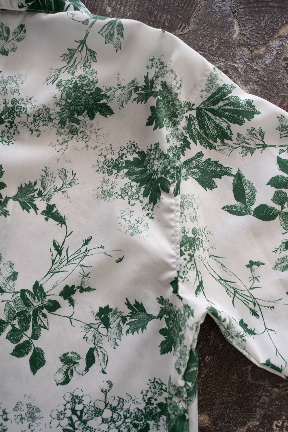 【ラスト1点】【23SS】Botanical S/S Shirt/ボタニカルショートスリーブシャツ(GREEN)