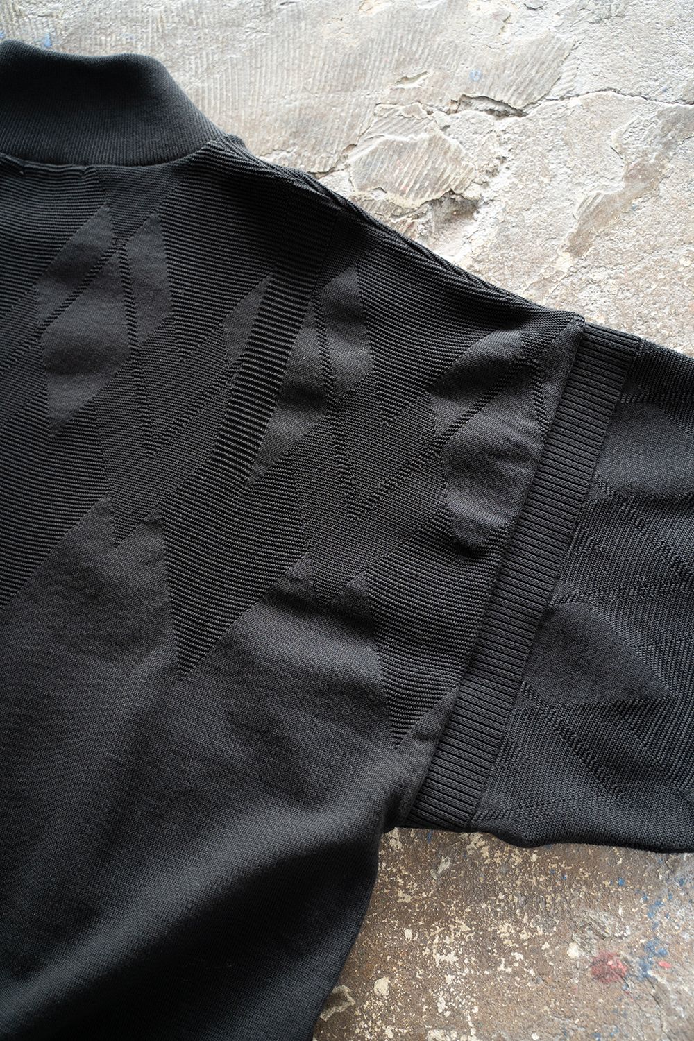 トップス YASHIKI 25SS Seika Knit Blouson YASHIKI - 【25SS】Seika Knit Blouson(BLACK) | Salty