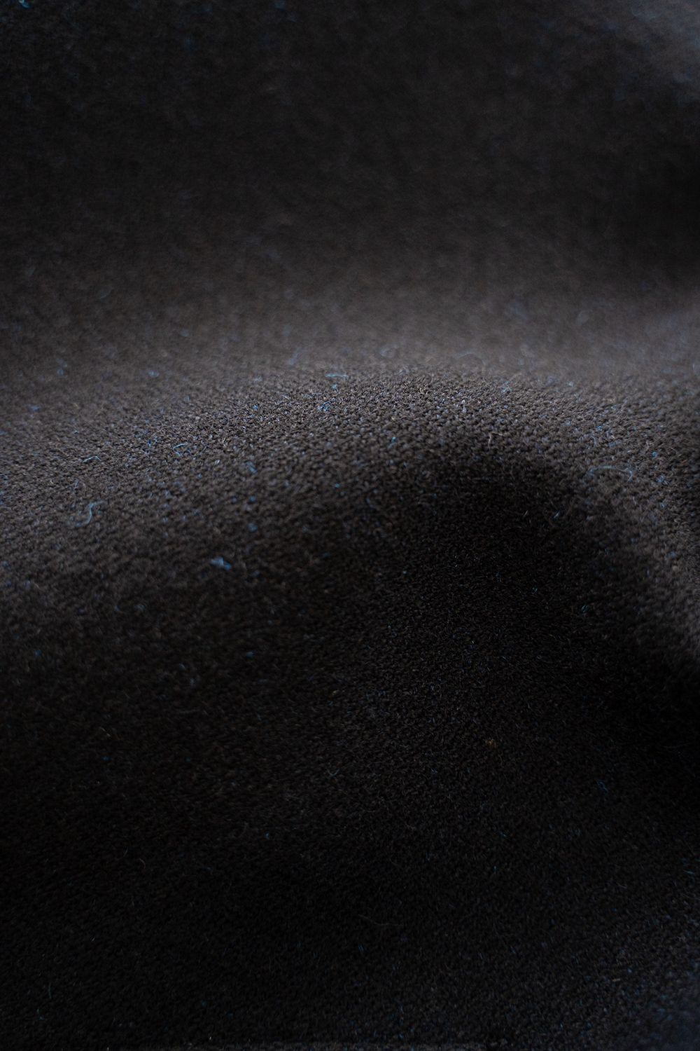 【ラスト1点】【25AW】ウール×ナイロンステンカラーコート(BLACK NAVY)