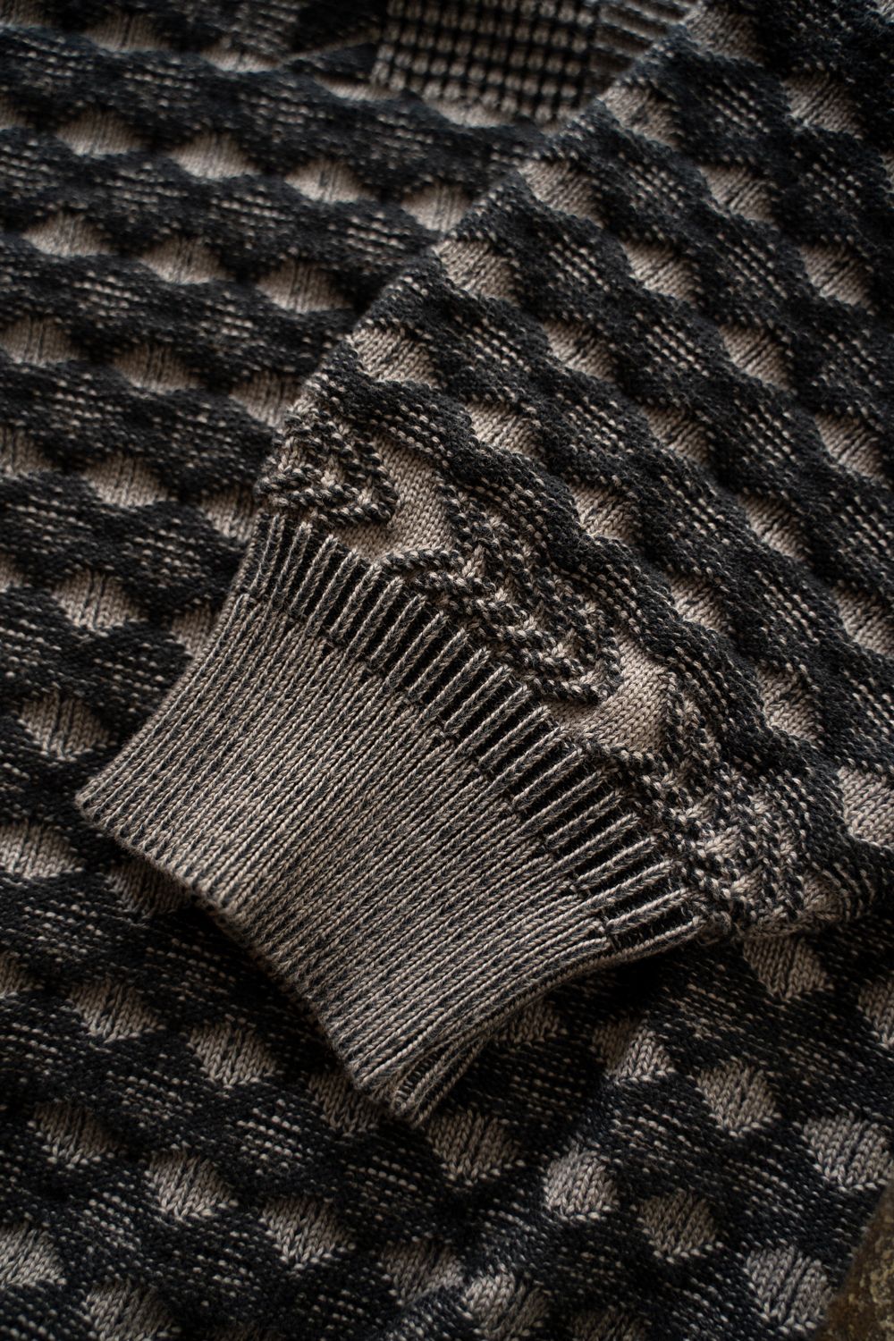 【25AW】Rikka Knit Polo(GREIGE)