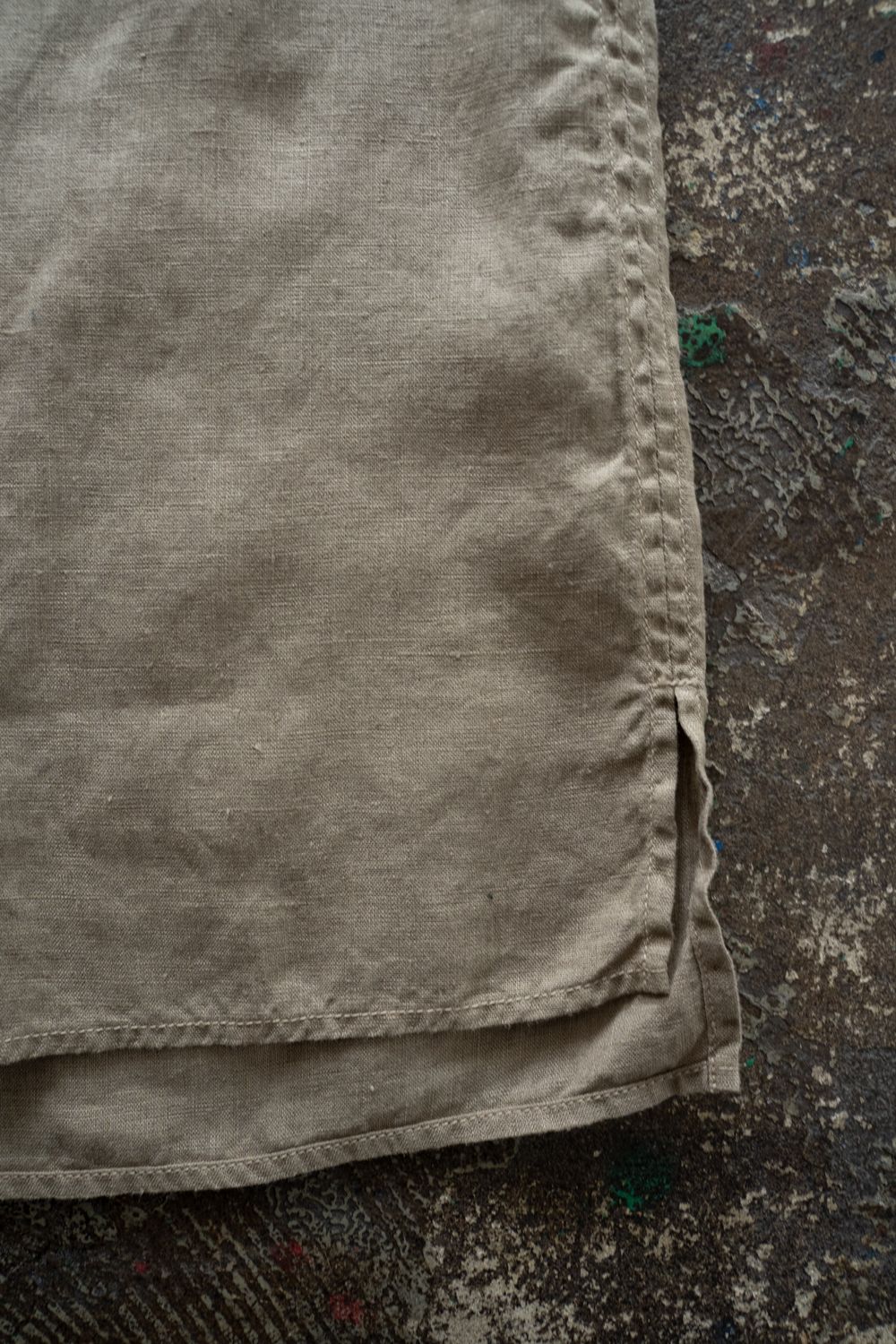 大麻シャツ(珈琲)