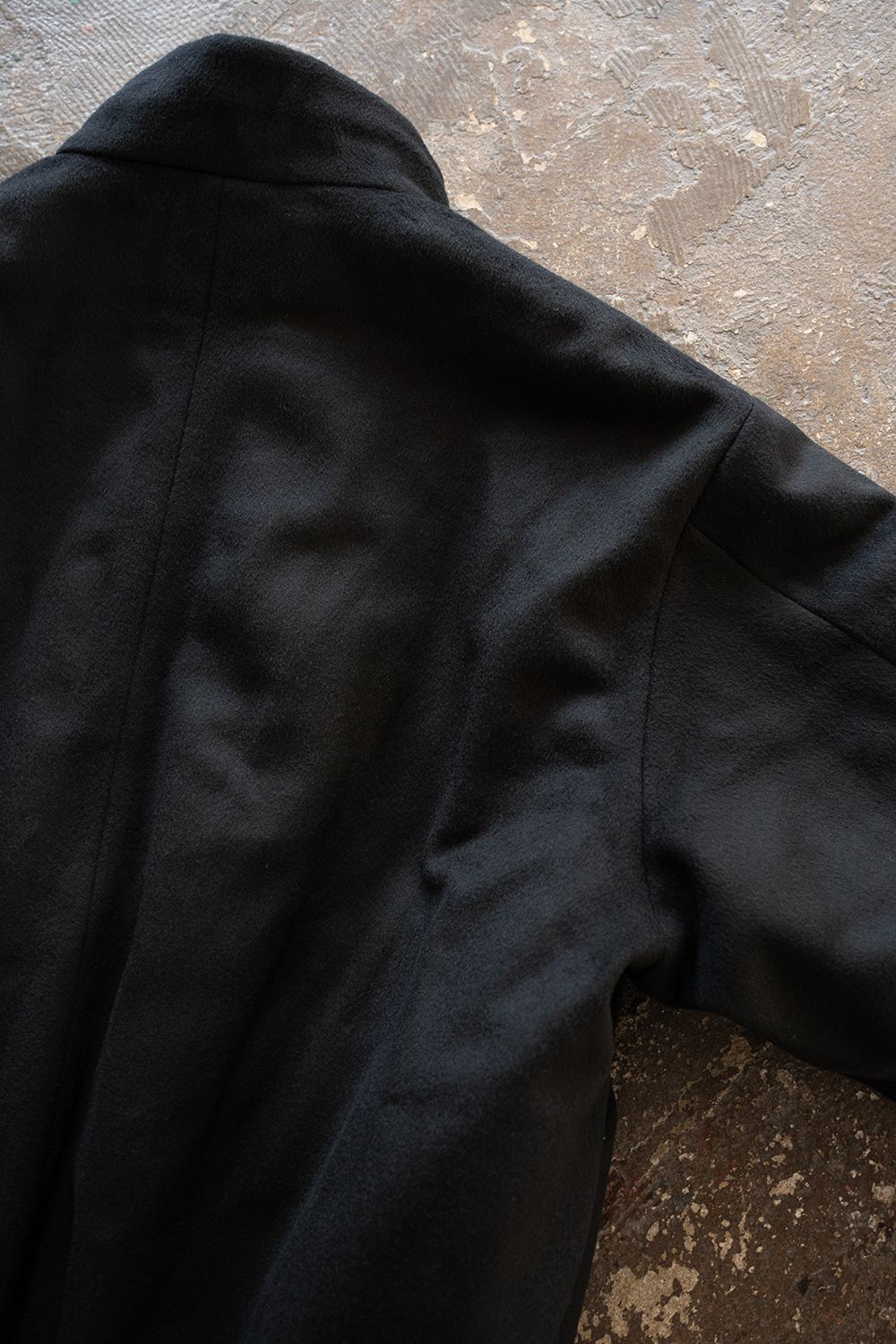 【26AW】Super100'sローデンクロスシンサレートスタンドカラーブルゾン(BLACK)