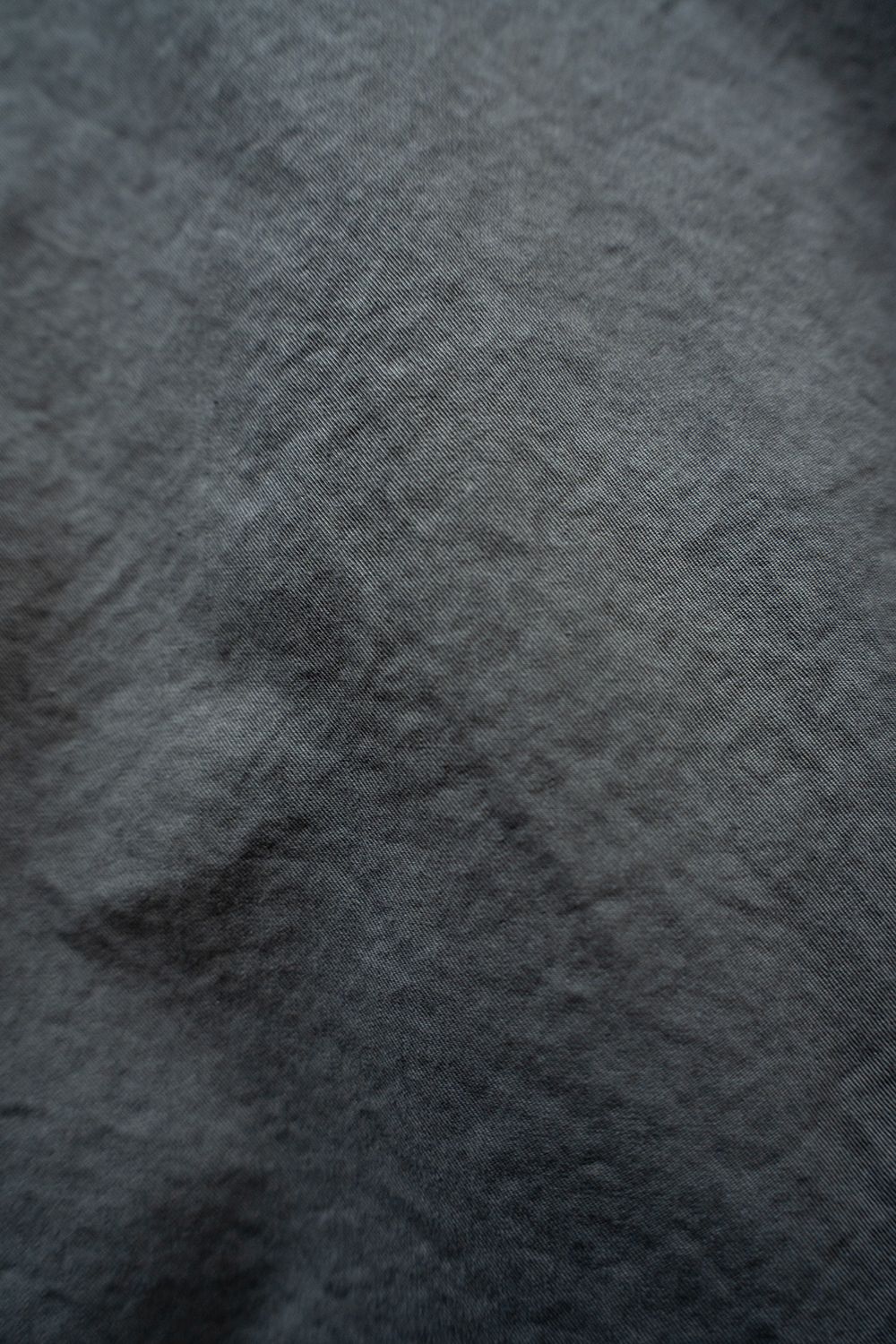 【26SS】ガーメントダイステンカラーハーフコート(BLUE GREY)