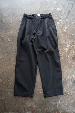 【ラスト1点】【25SS】ディープタックナイロンイージーパンツ(BLACK)