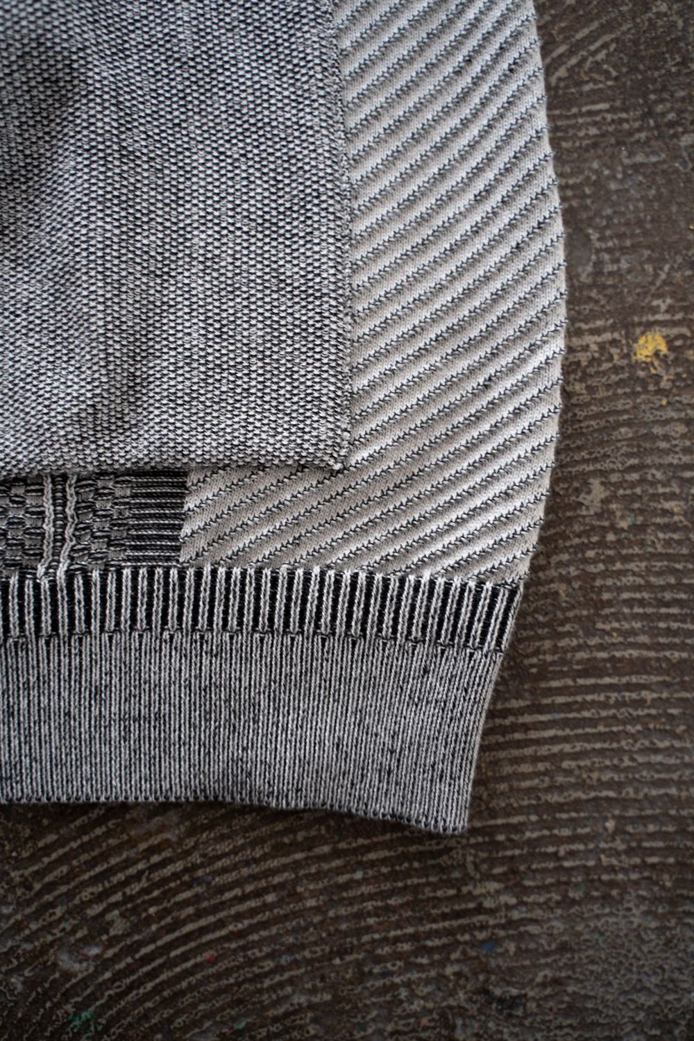 【26SS】Kokuu Collar Cardigan(MIX GRAY)