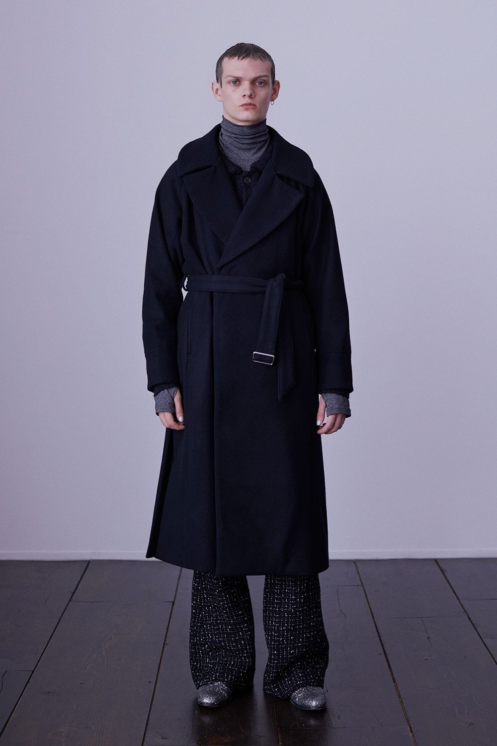 juha - 【ラスト1点】【23AW】Belted Over Coat/ベルテッド 