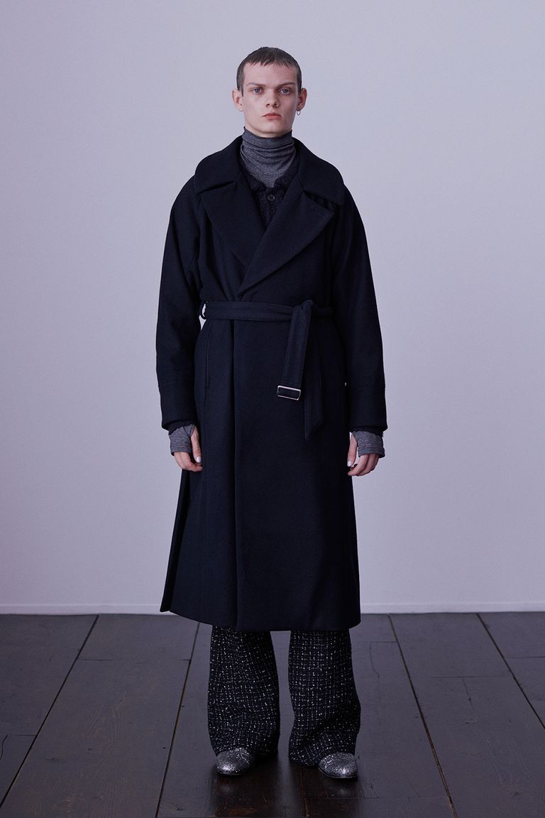 juha - 【ラスト1点】【23AW】Belted Over Coat/ベルテッドオーバー 