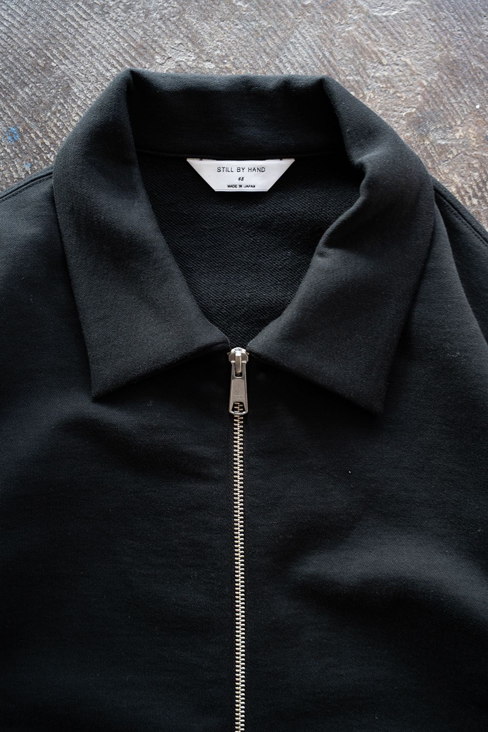 【25AW】ハーフジッププルオーバースウェット(INK BLACK)