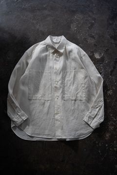 【26SS】ガーメントダイオーバーシャツ(ECRU)