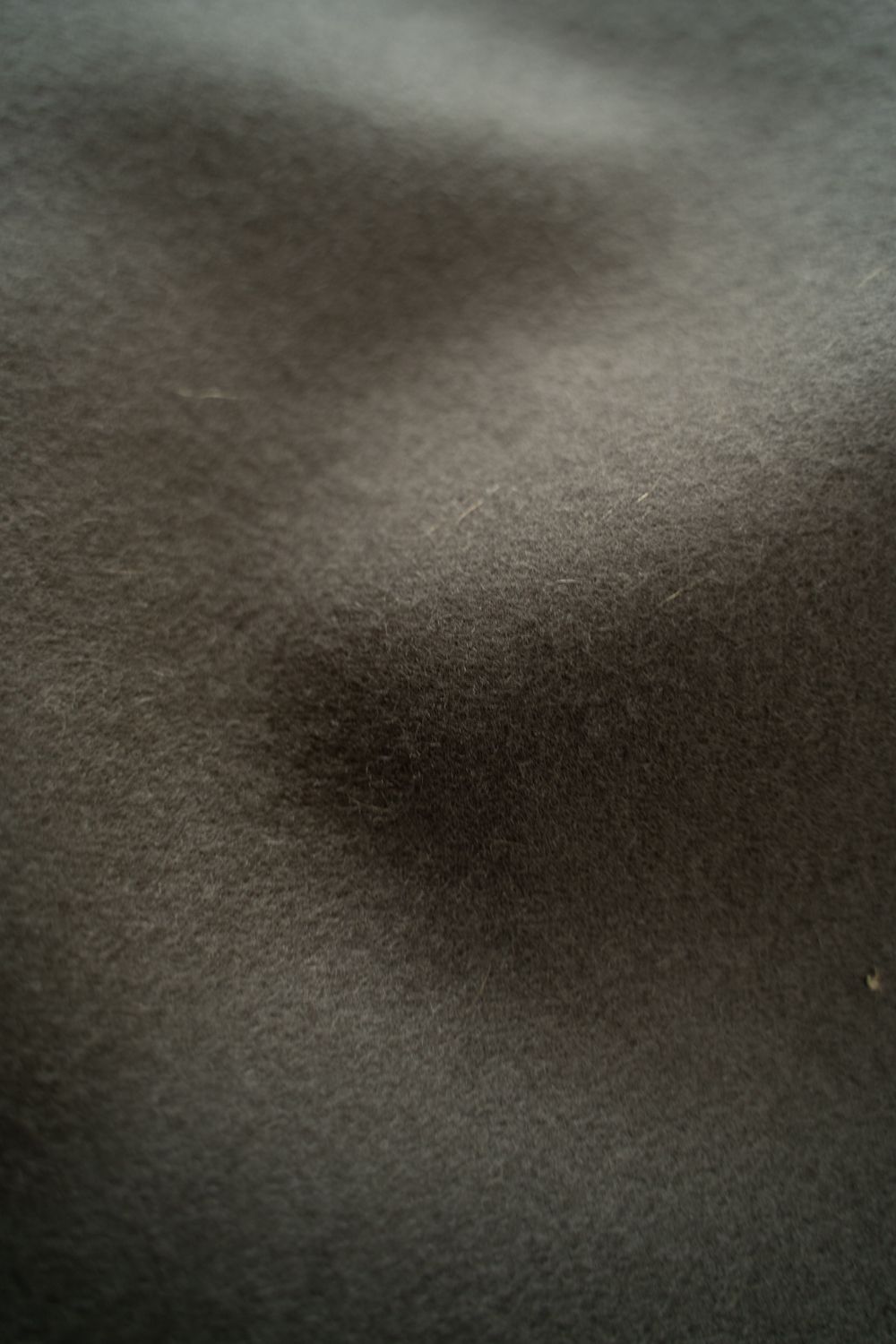 【25AW】Super110'Sメルトンステンカラーハーフコート(SAGE)