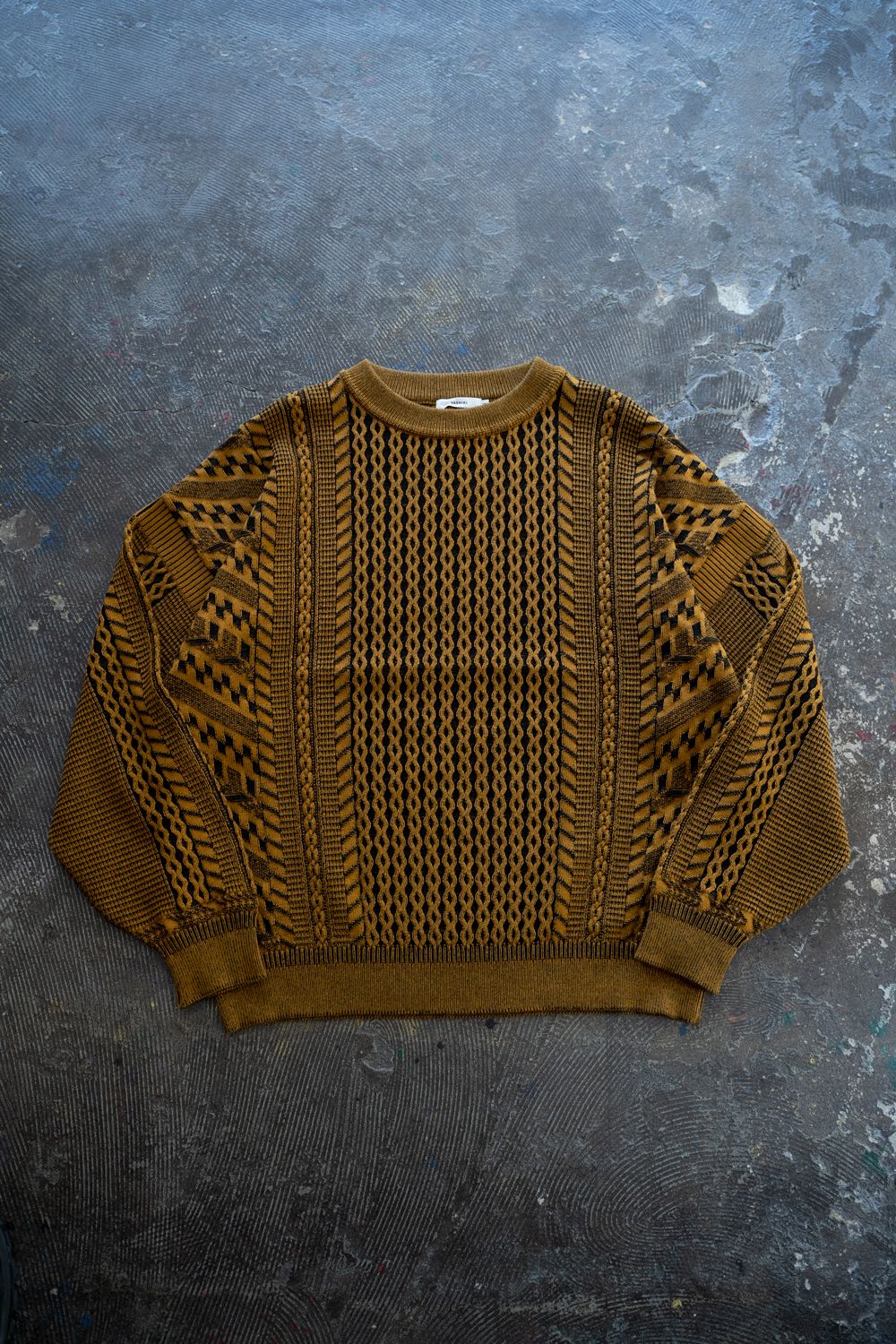 【ラスト1点】【25AW】Fubuki Knit(MUSTARD)