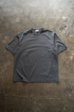 【ラスト1点】【25SS】ボーダーTシャツ(GRAY×NAVY)