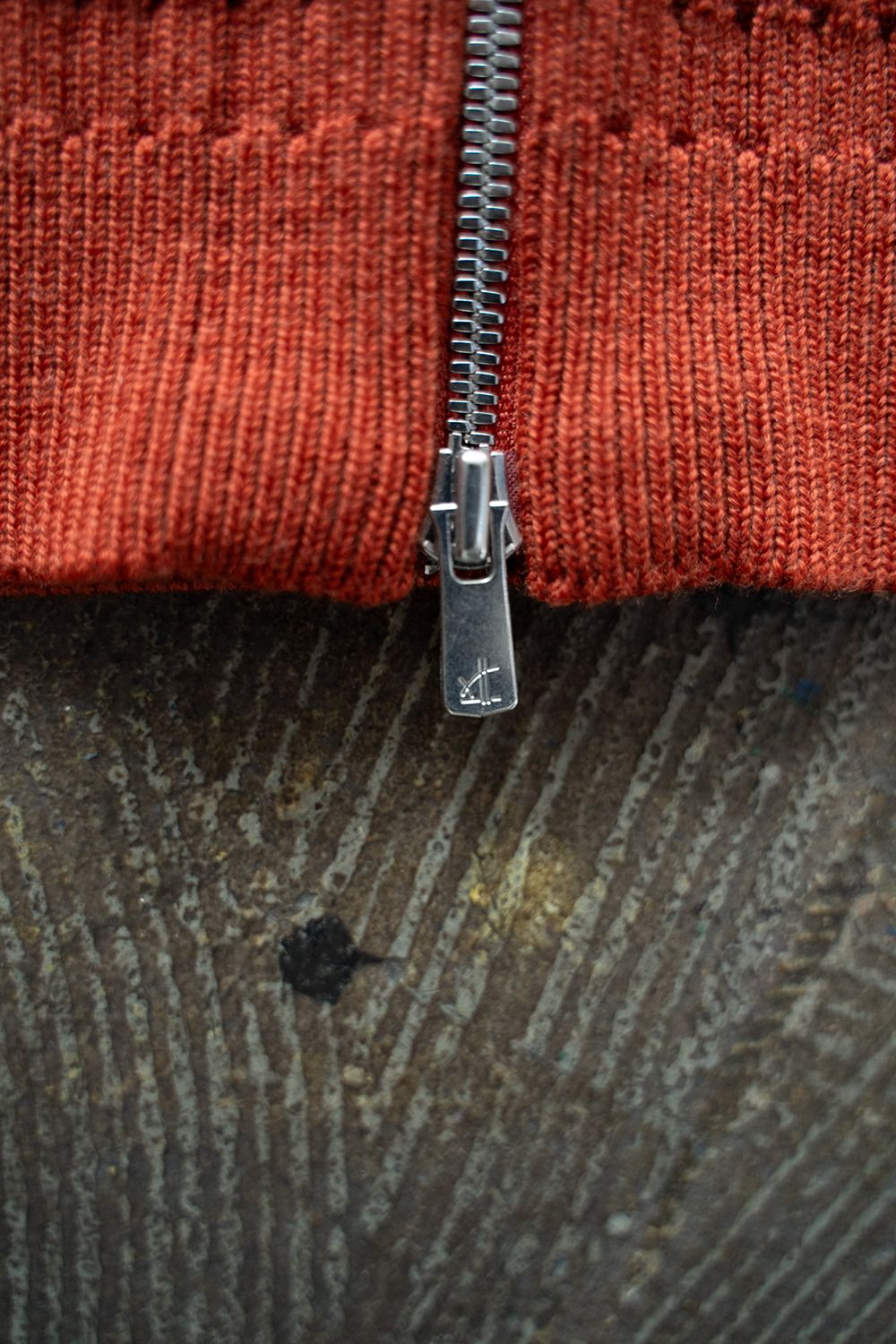 【ラスト1点】Mizore Drivers Knit Vest(ORANGE)