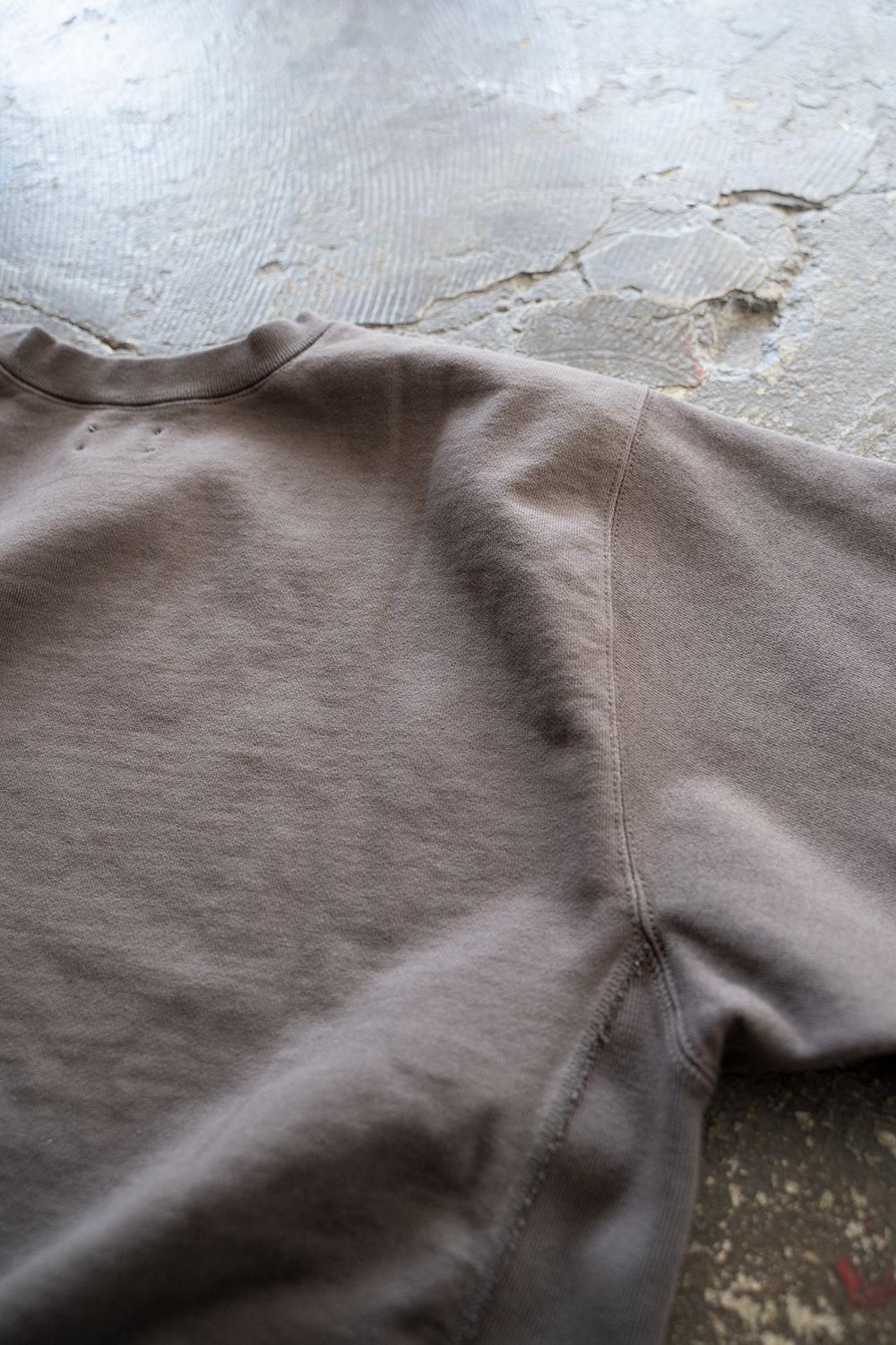 【ラスト1点】スビン吊り裏毛クルーネックスウェットシャツ(GRAY)