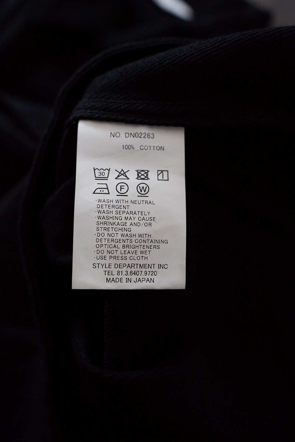 【26AW】12ozデニムブルゾン(BLACK)