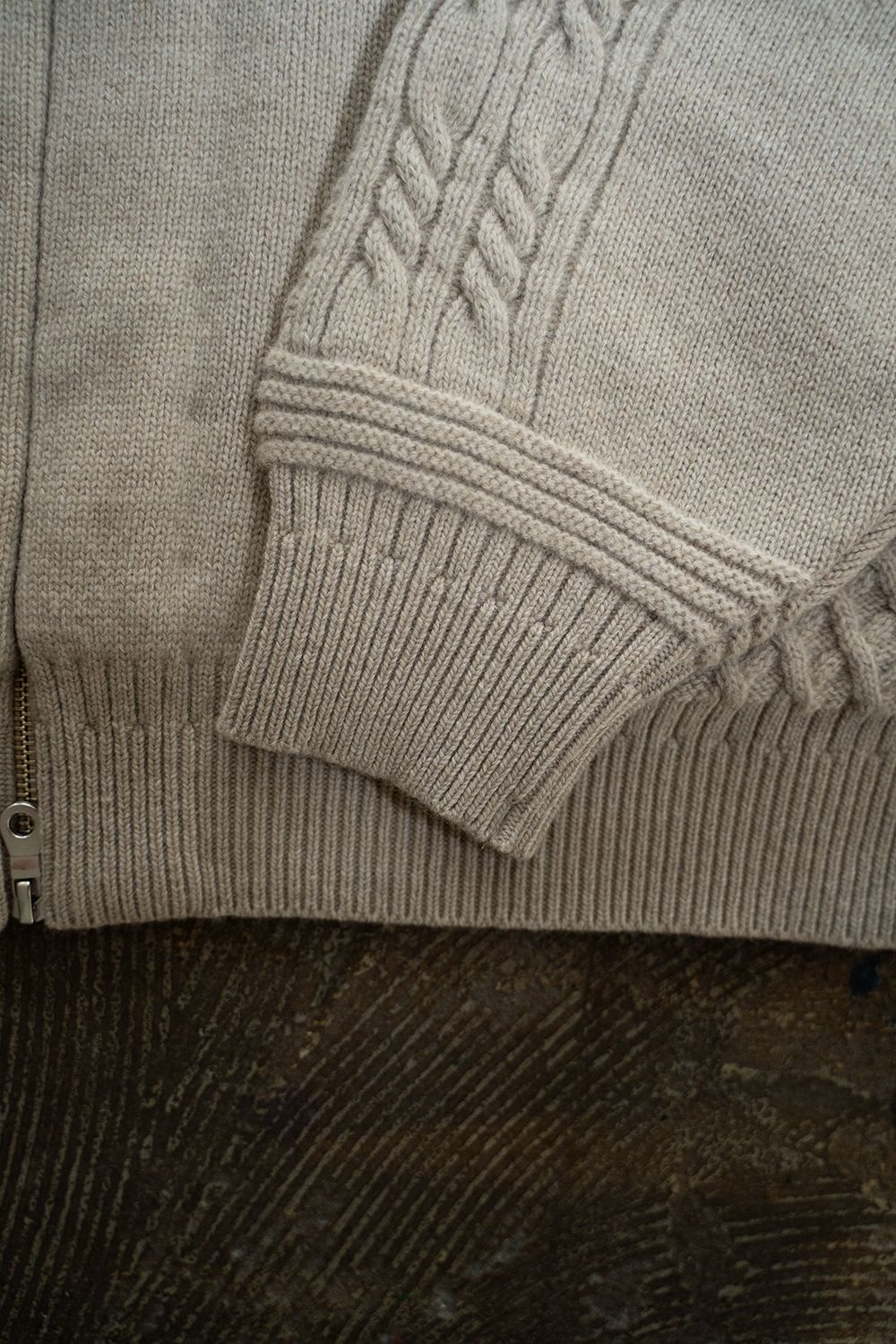 YASHIKI - 【ラスト1点】【23AW】Kobo Drivers Knit(OATMEAL