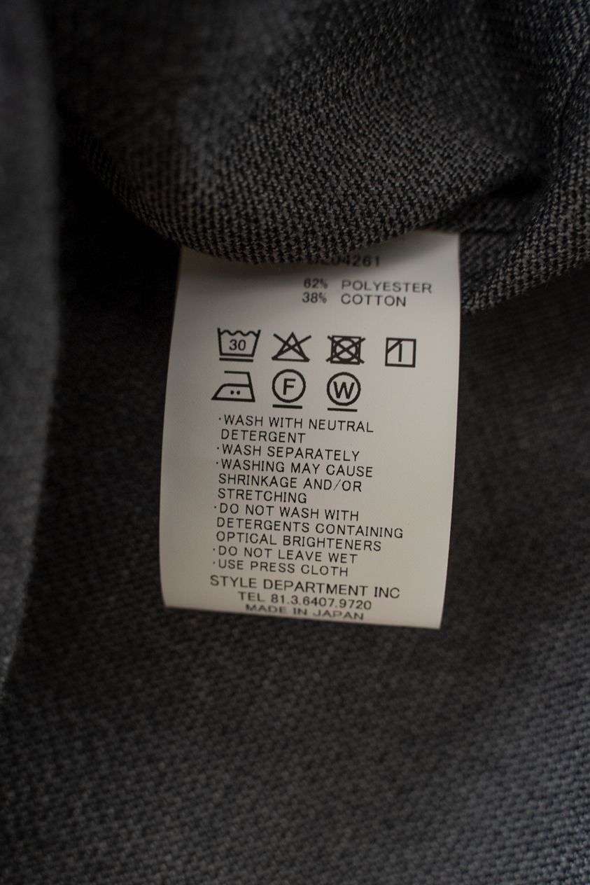 【26SS】両胸ポケットシャツジャケット(GREY)