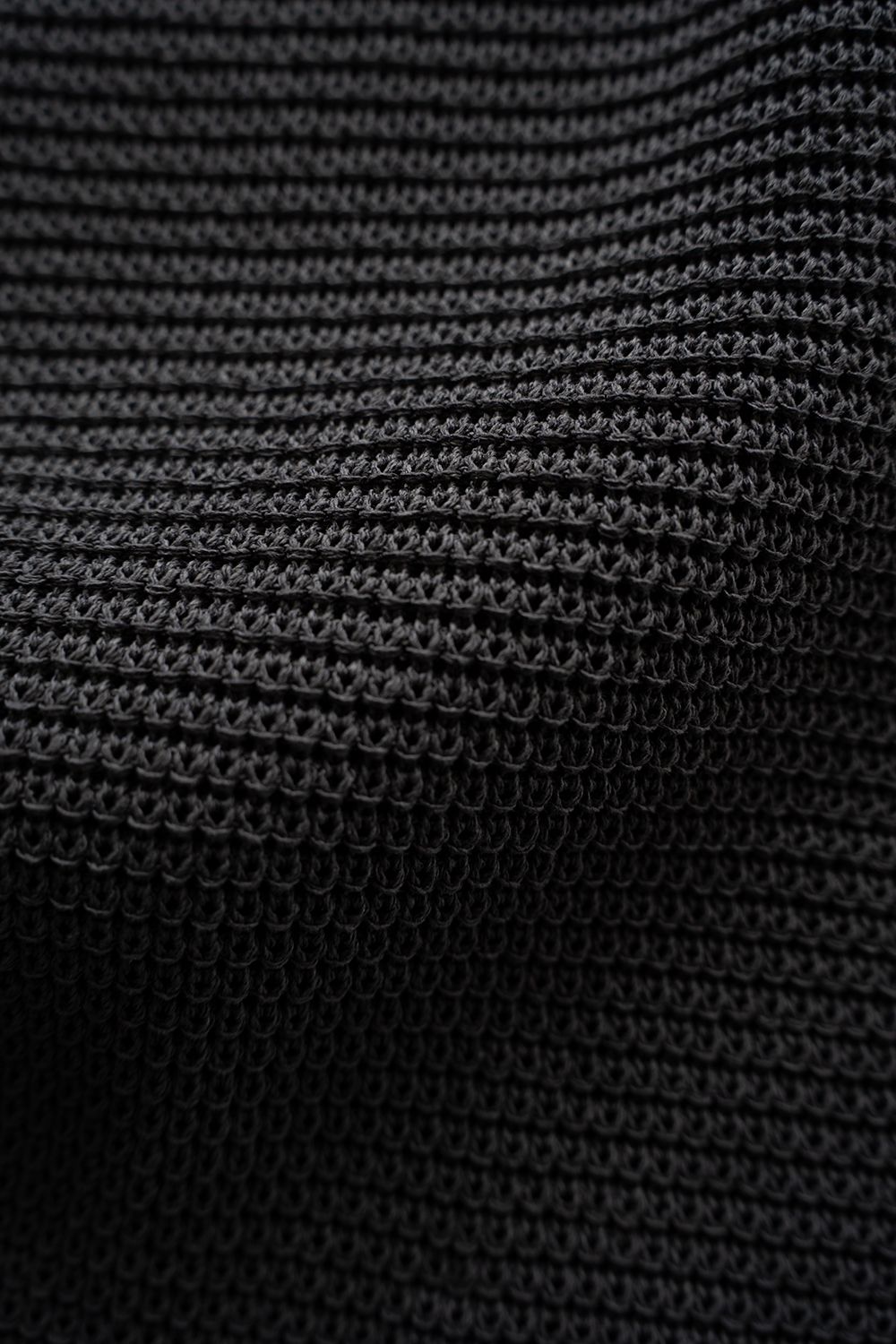 【26SS】和紙混7Gニットブルゾン(BROWN CHARCOAL)