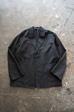【25AW】モヘア混2Bジャケット(INK BLACK)