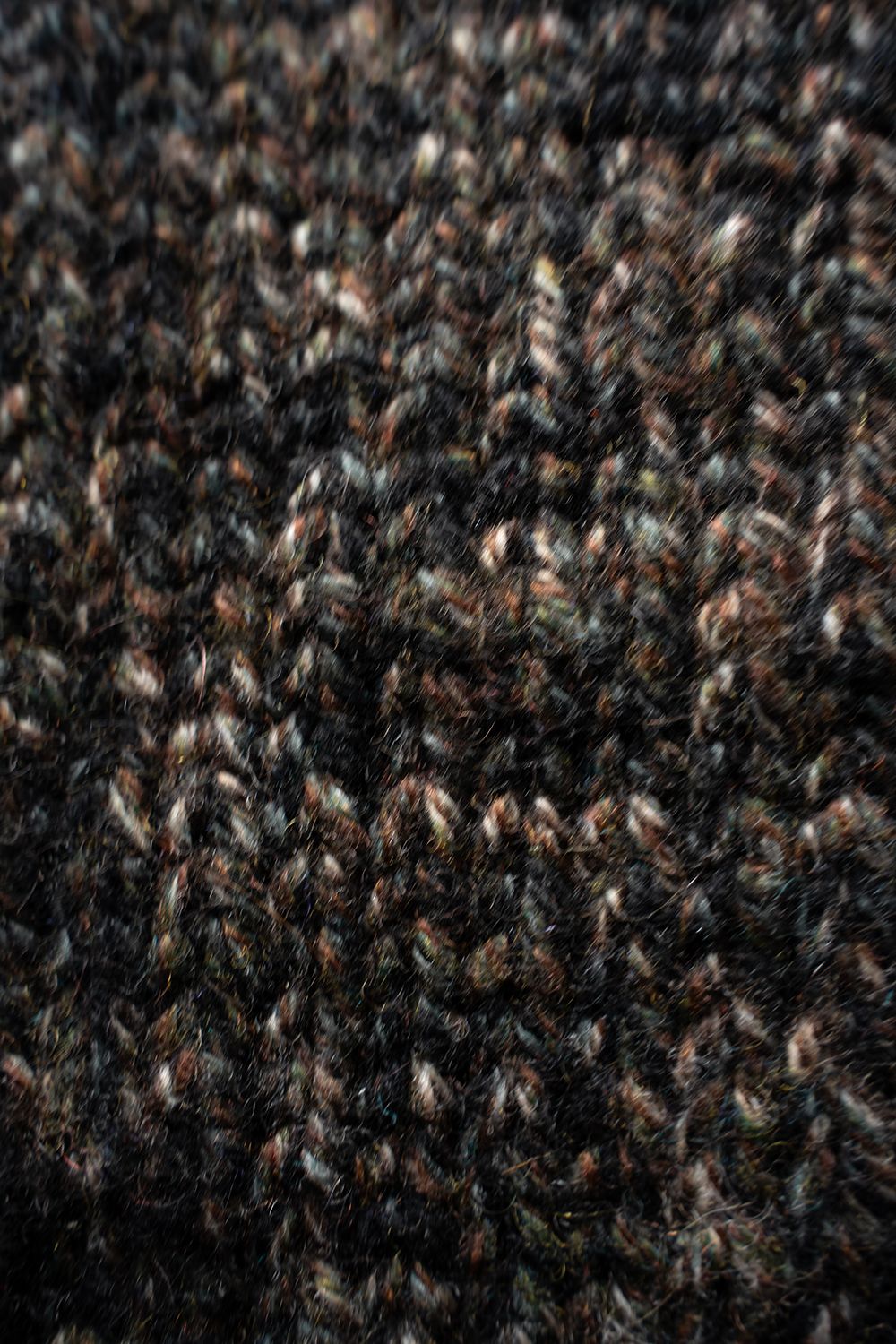 【Sサイズ】yak/lambs multi ply HAND KNITTING cowichan sweater(CAMO)