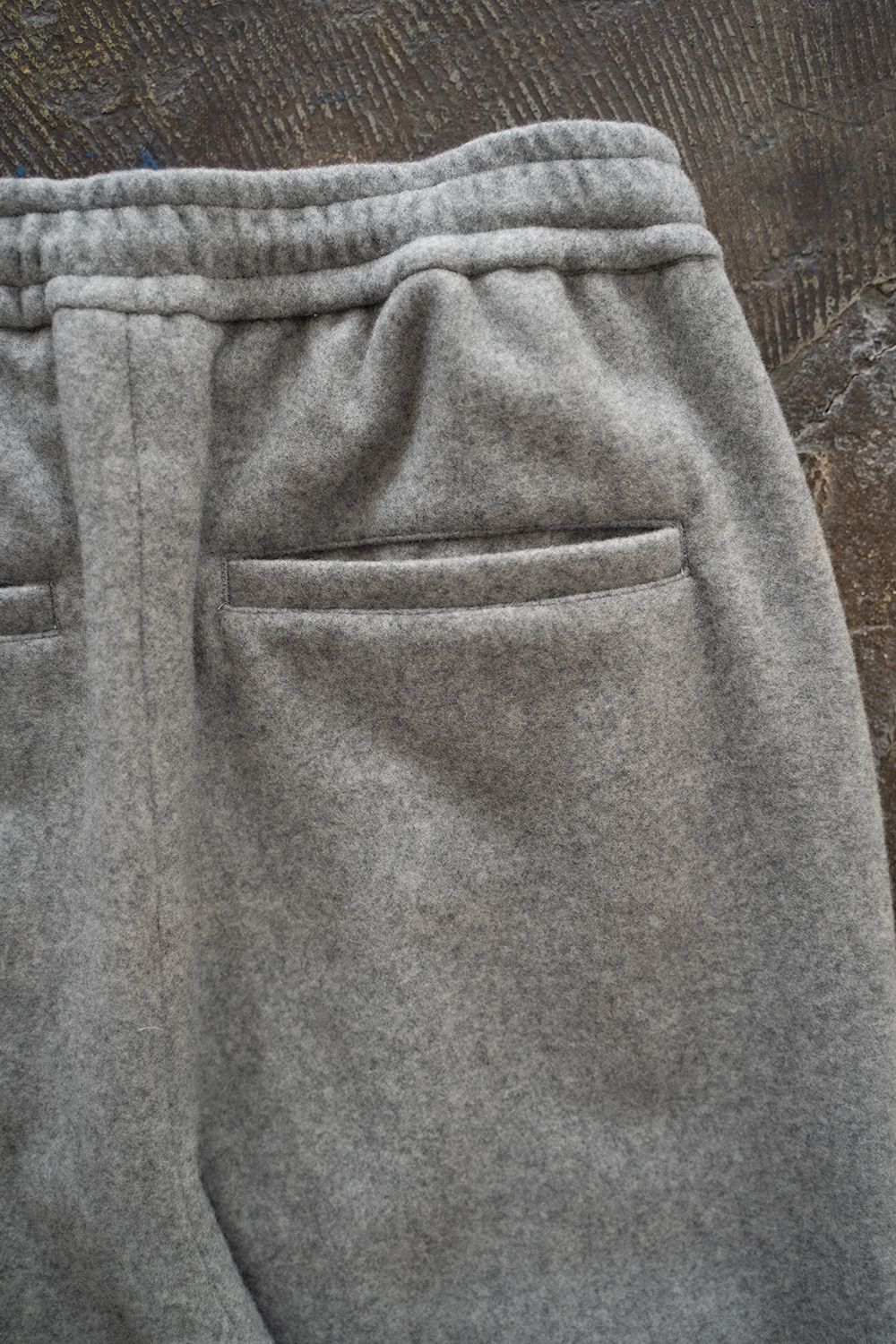 【ラスト1点】【23AW】Light Melton Track Pants/ライトメルトントラックパンツ(GRAY)