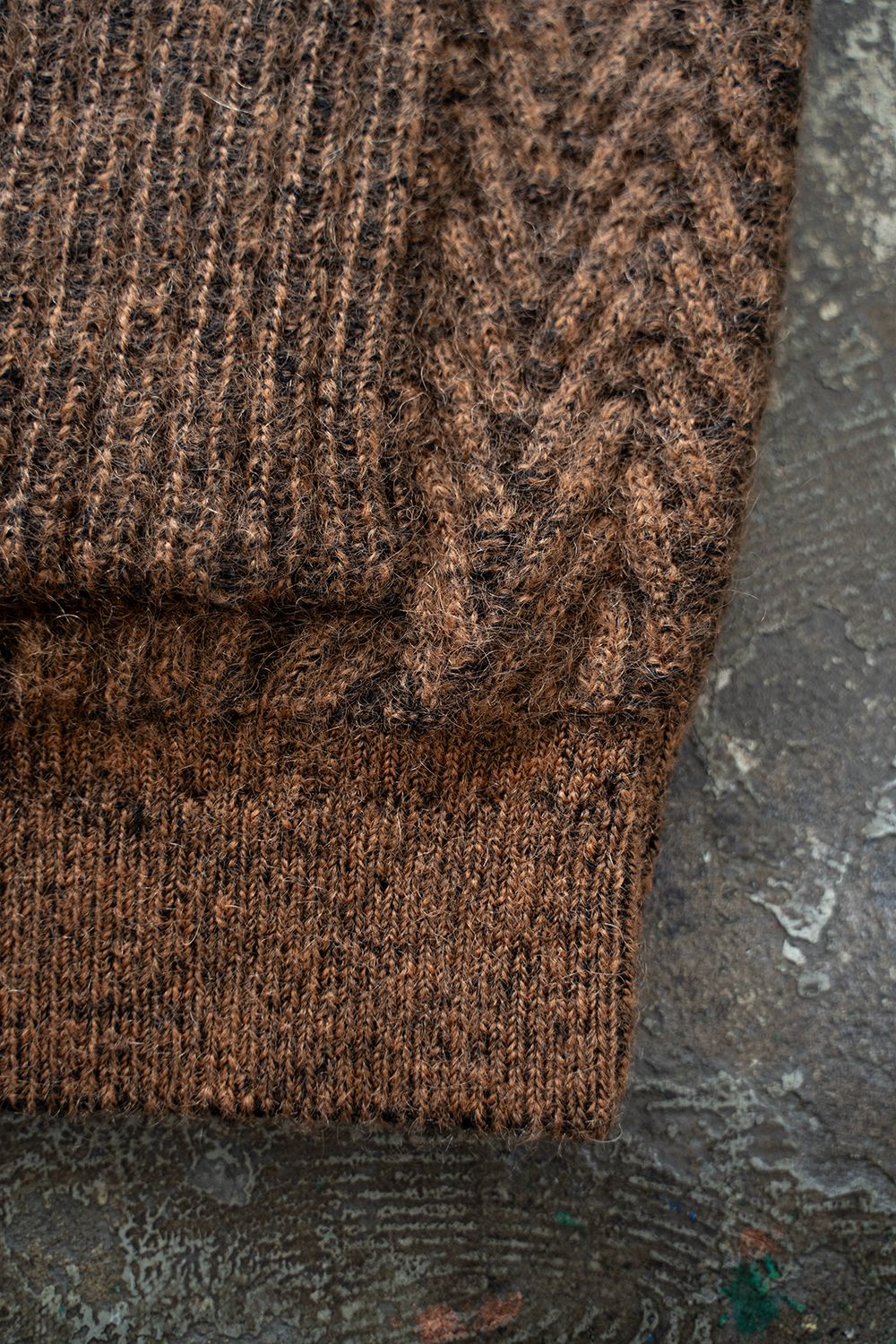 【25AW】Sekkei Mohair Cardigan(ORANGE)