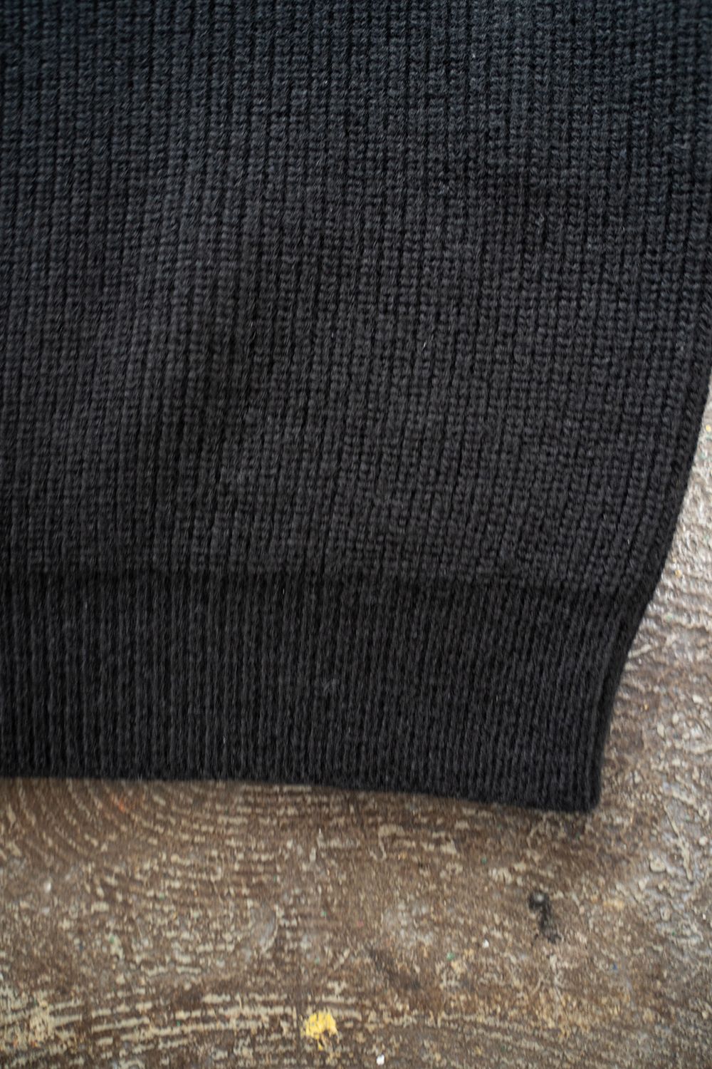【ラスト1点】【24AW】ウール×シルクハイネックニット(BLACK)