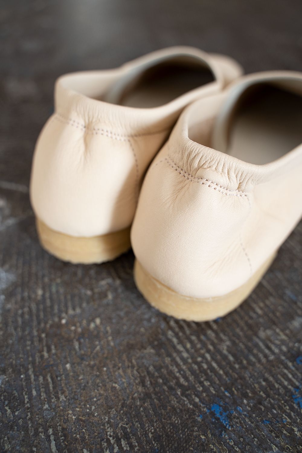 【ラスト1点】【22SS】ノンクロムレザースリッポン(CREAM)
