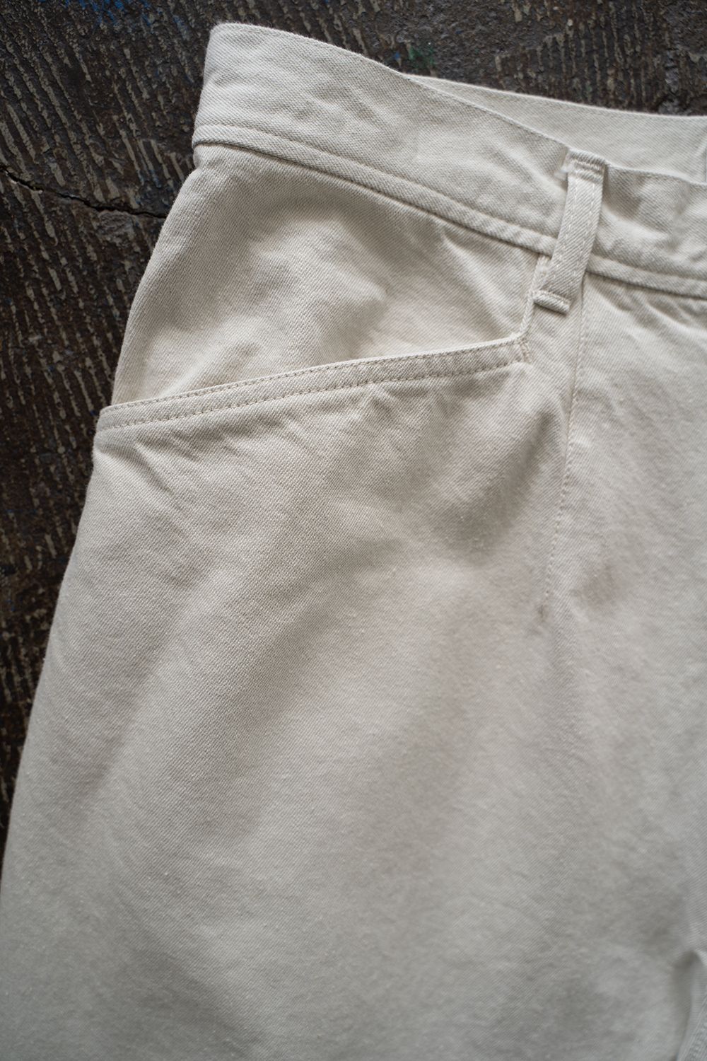 【ラスト1点】【23SS】10ozセルビッチデニム(ECRU)