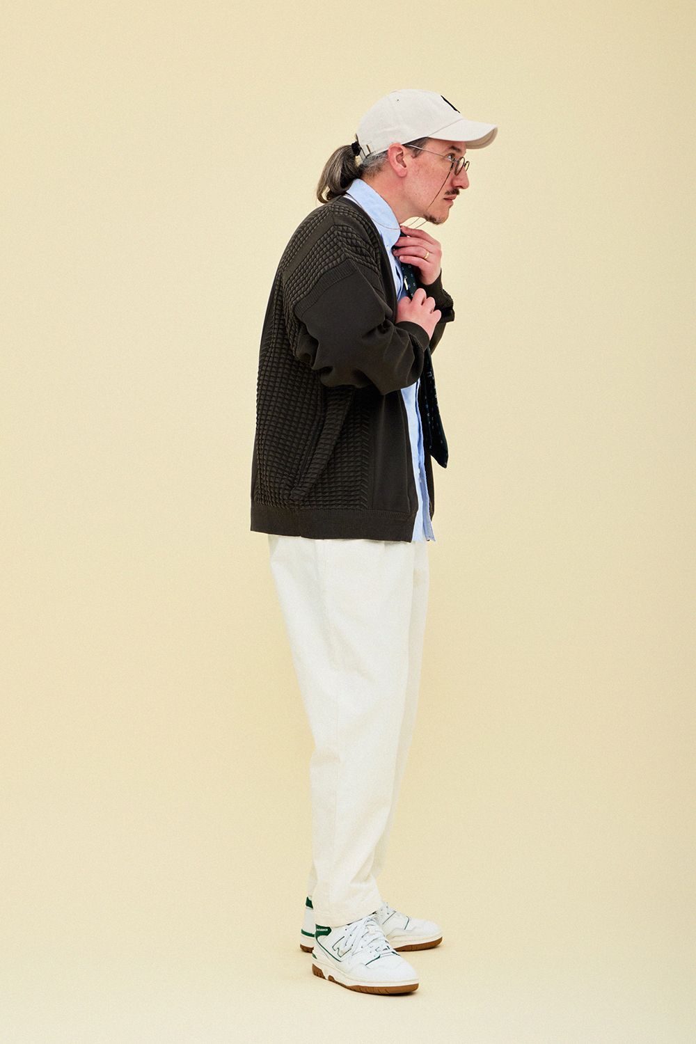 YASHIKI - 【25AW】Hakuhyo Zip Cardigan(DARK OLIVE) | Salty