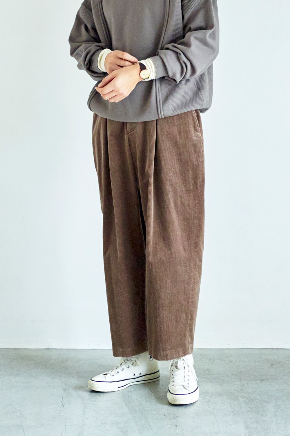 SAYATOMO - 【22AW】2-Tack Corduroy Trousers/2タック