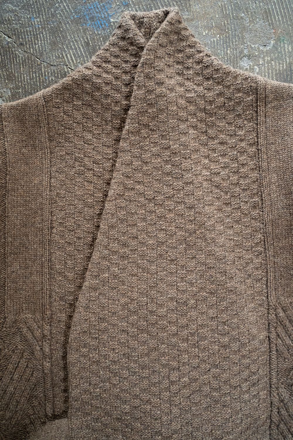 【ラスト1点】【22AW】Hoko Knit Coat(MOCHA)