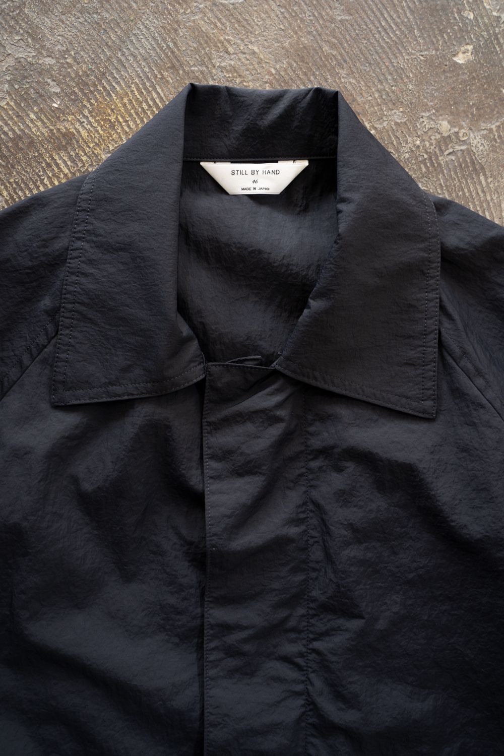 【ラスト1点】【25AW】ナイロンハーフコート(DARK NAVY)