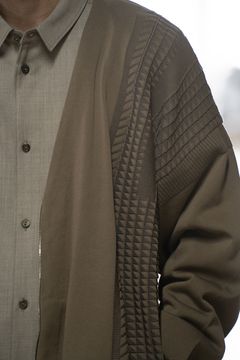 【ラスト1点】【25AW】Hakuhyo Zip Cardigan(BEIGE)