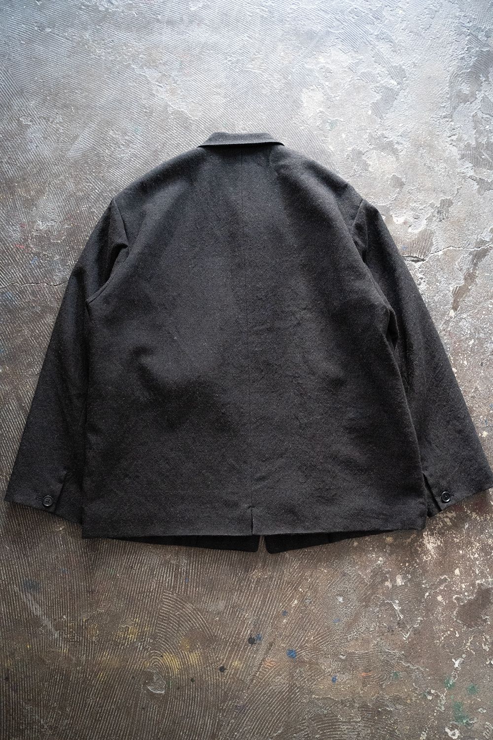 【ラスト1点】【23AW】シェットランドウールカバーオール(CHARCOAL)