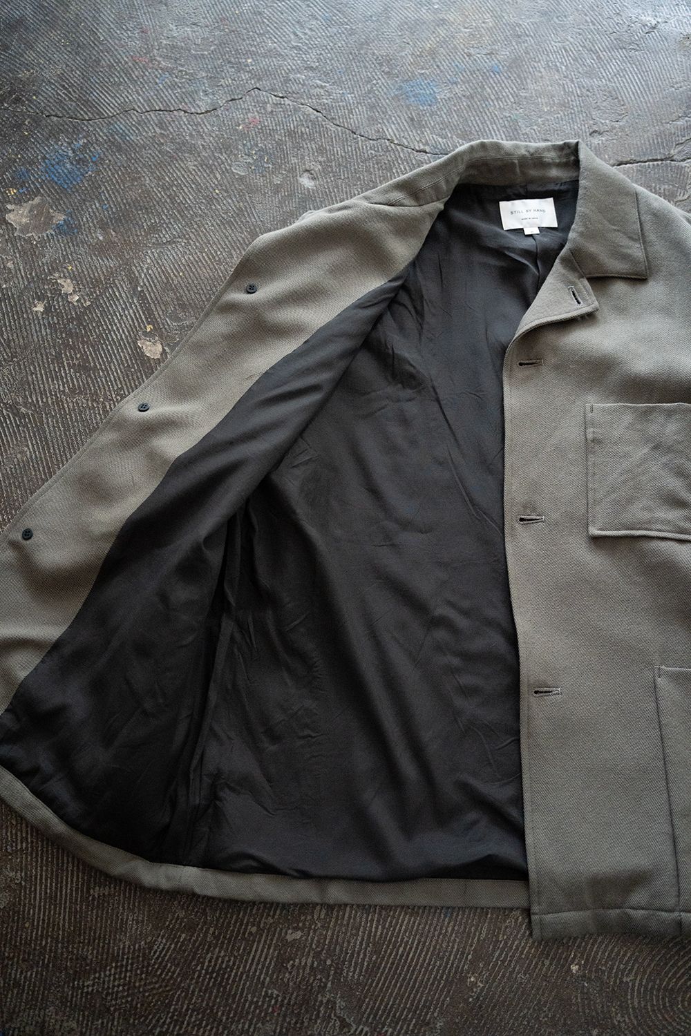 【25AW】ウールサージカバーオール(SAGE)