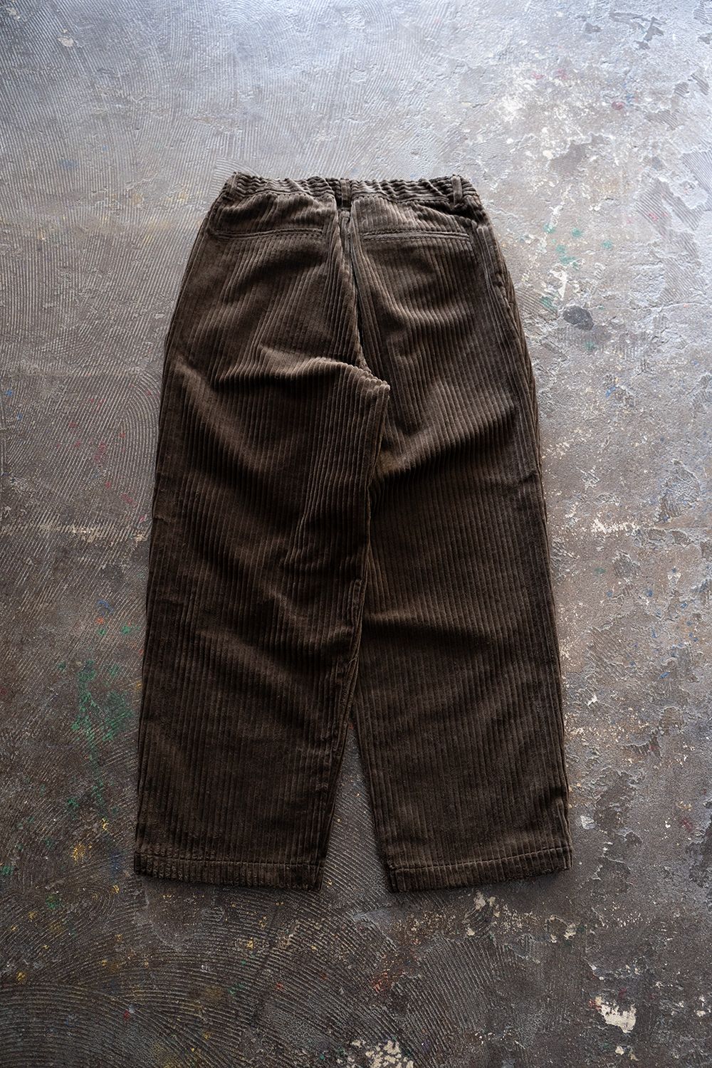【25AW】3.5W太畝コーデュロイイージーパンツ(BROWN)