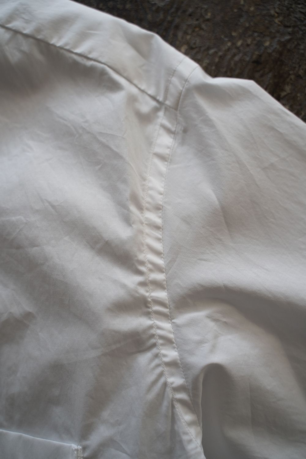 【ラスト1点】半袖ブロードレギュラーカラーシャツ(WHITE)
