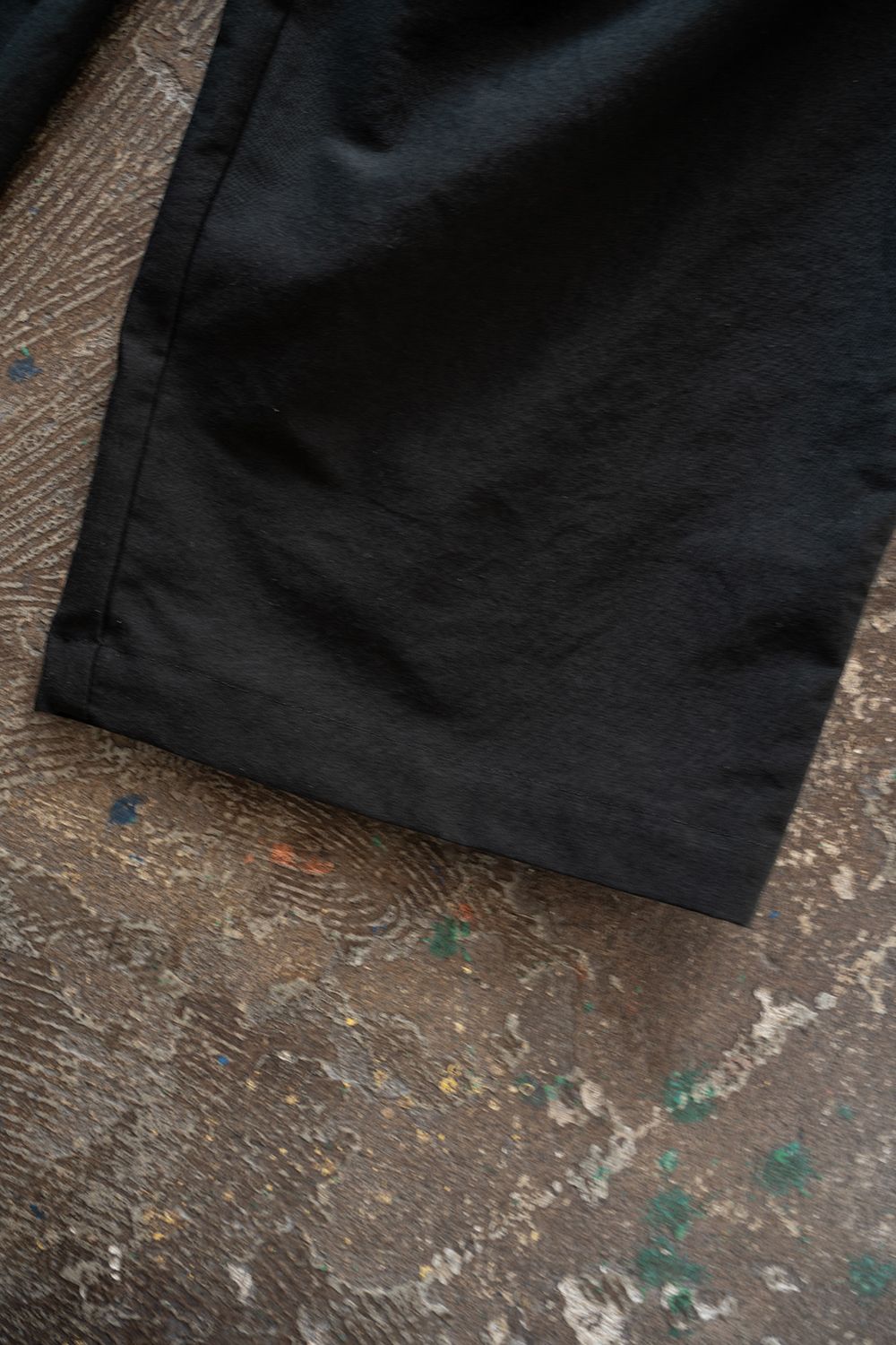 【26SS】コットンモールスキンカーゴパンツ(INK BLACK)