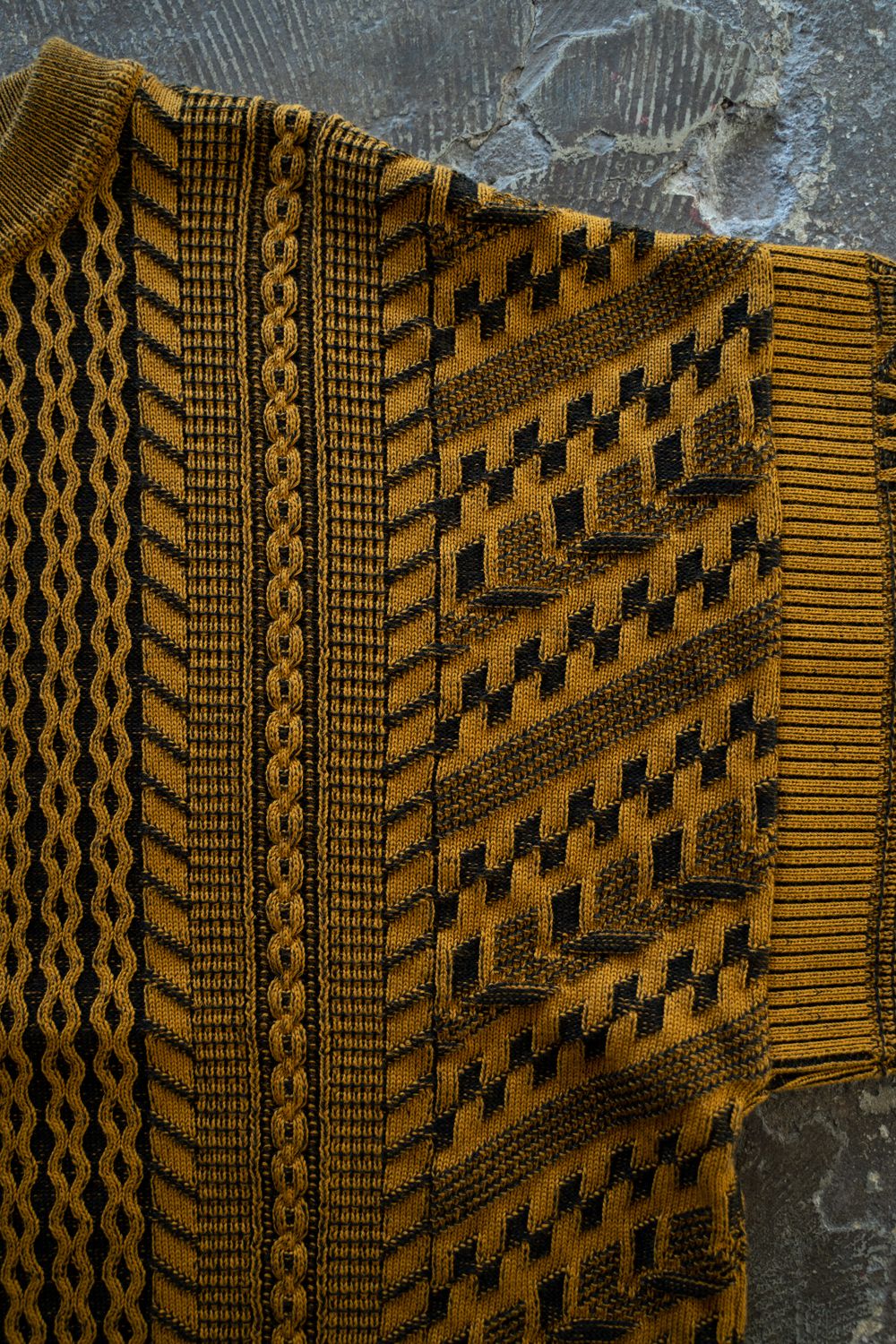 【ラスト1点】【25AW】Fubuki Knit(MUSTARD)