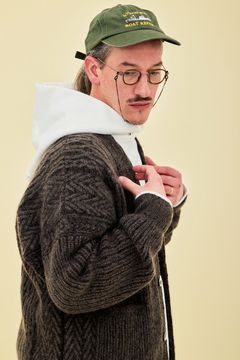 【25AW】Sekkei Mohair Cardigan(BROWN)