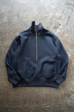 【ラスト1点】【23AW】ハーフジッププルオーバースウェット(NAVY)