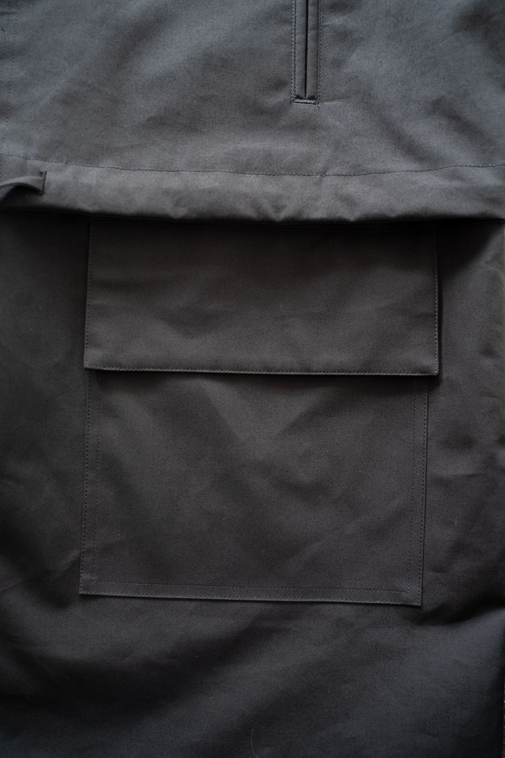 【25AW】Cotton Typewriter 2WAY Coat/コットンタイプライター2WAYコート(BLACK NAVY)